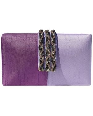 Simitri Iris Clutch - Purple