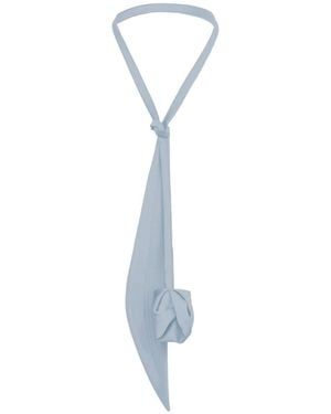 Julia Allert Versatile Transformable Handmade Tie-Belt Light - Blue