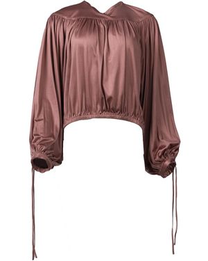Vivienne Pash Hi-Lo Yoke Blouse - Multicolour