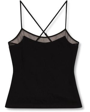 Marianne by Marie Jordane Open-Back Top Sydney With Adjustable Crossed Straps - Black