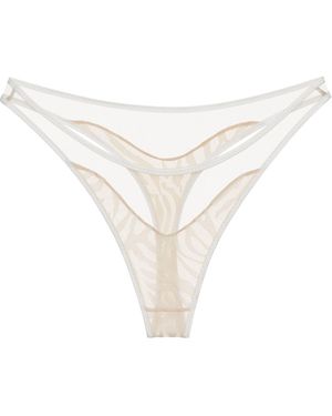 Perilla Lingerie Kylie One Thong - White