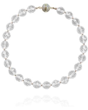 Saule Label Neutrals Leni Grande Necklace - Metallic