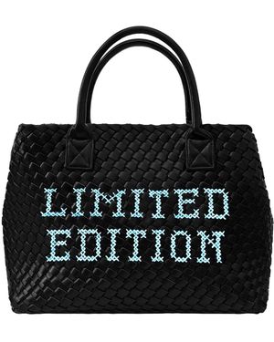Lilly Loves Limited Edition Stitched Vegan Leather Bag - Black