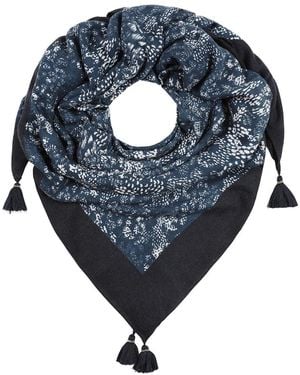 Mercy Delta Cashmere Square Capri Azure - Blue