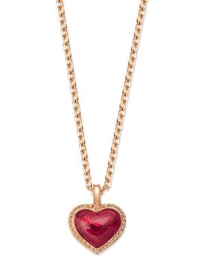 Grosse Enamel Heart Necklace, Series Pop Heart - Metallic