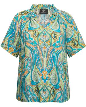 Zoe Veda Blouse - Blue