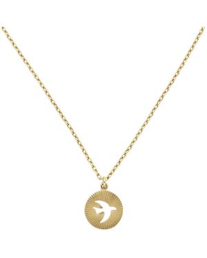 Zoe & Morgan Moonbird Necklace - Metallic