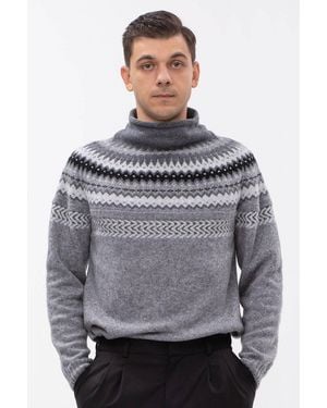 Maison Bogomil Icelandic Jumper - Grey