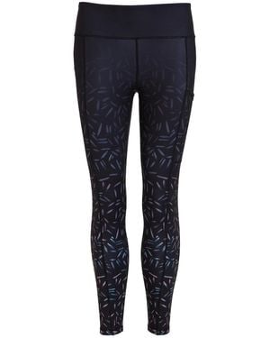 Perky Peach Scattered Line Leggings - Blue