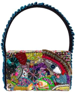 Simitri How Bazaar Clutch Bag - Blue