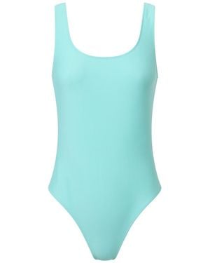 Aqva Swimwear Aqva Balmins One-Piece Swimsuit - Blue
