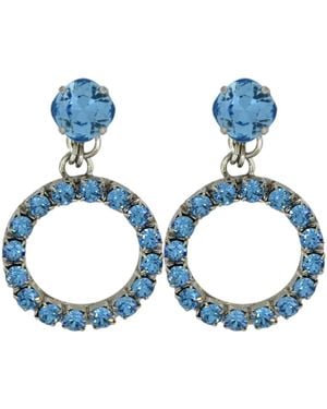 Vickisarge The Small Hoop Earrings - Black