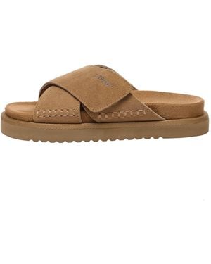 EverAu Australia Rose Leather Sandals - Brown