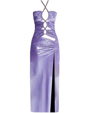 Nur Karaata Revka Long Dress - Purple