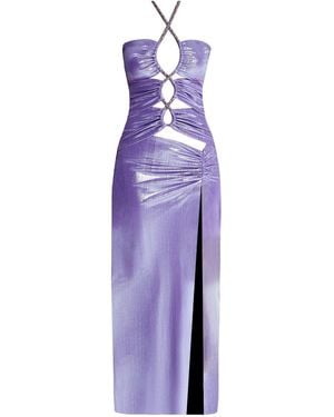 Nur Karaata Revka Long Dress - Purple