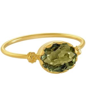 Emma Chapman Jewels Tourmaline Stacking Ring - Yellow