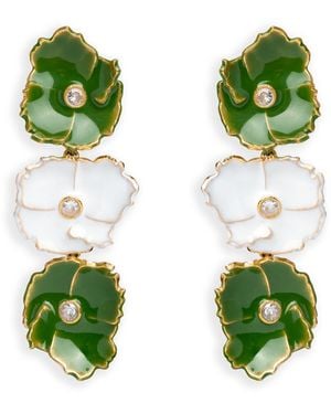 Lavani Jewels And Prunus Earrings - Green
