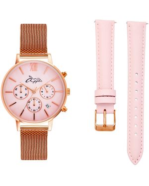 Bermuda Watch Company Annie Apple Marseille Seashell Rose Gold & Pink Multifunctional Interchangeable