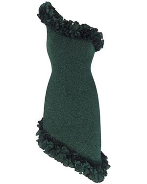 Nur Karaata Florentina Sparkle Dress - Green