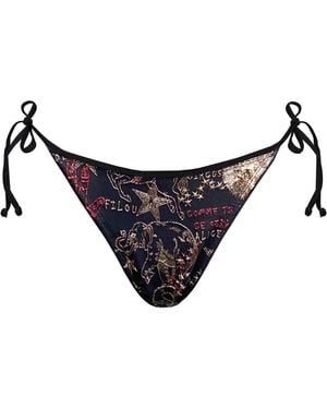 GeeGee Collection Circus Bikini Bottoms - Blue