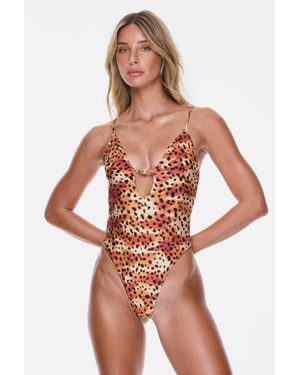 Sunkissed La Sirena One-Piece Swimsuit - Brown