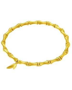 Wjy Studio London Bamboo Bracelet - Yellow