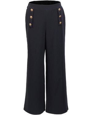 Smart and Joy Sailor Trousers - Black