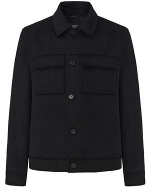 Guards London James Wool Short Jacket - Black