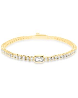 VIEA Malvi Tennis Chain Bracelet - Metallic