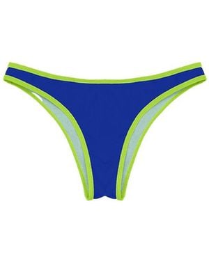 Kapture Dayglow Bikini Recycled Bottom - Blue