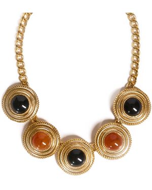 Caramel Vintage Jewellery Cilla Necklace - Metallic