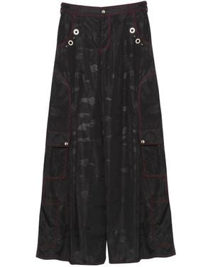Paloma Lira Rave Camouflage Trousers - Black