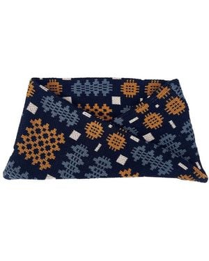 Mabli Carthen Cotton Neck Wrap - Blue