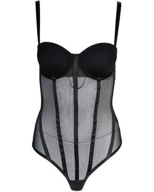 Daily Underwear Bodysuit Vintage - Black