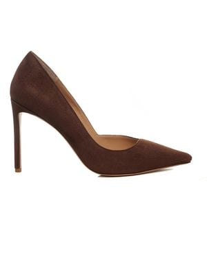 Ginissima Ava Asymmetric Cut Out Stiletto - Brown
