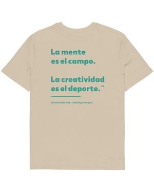 Anchor and Crew Neutrals Desert Dust Creativity Is The Sport Creative Standard Organic Cotton T-Shirt - Natural