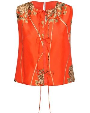 Aguaclara Riad Blouse - Orange
