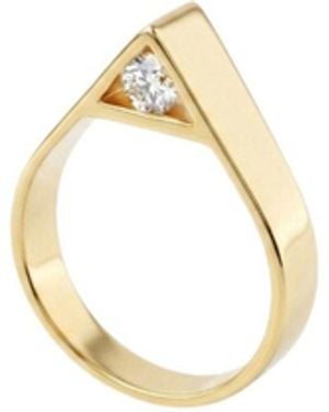Gutta Design Aim Ring Plated - Metallic