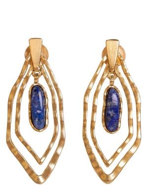 Christina Greene Deco Geo Earring - Metallic