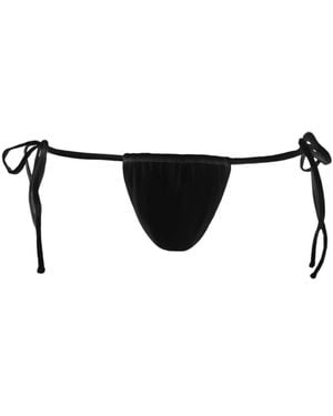 Moorea Swim Low Brief With Laces - Black