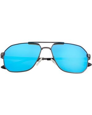 Breed Norma Polarized Stainless-Steel Aviator Sunglasses - Blue
