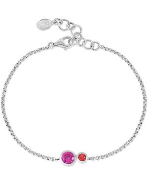 Dower & Hall Pinks Tutti Frutti Duo Chain Bracelet - Metallic