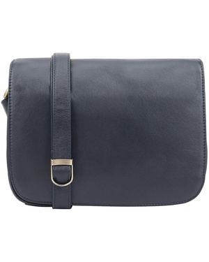 Lloyd Baker Nahan Flap-Over Leather Crossbody Bag - Blue