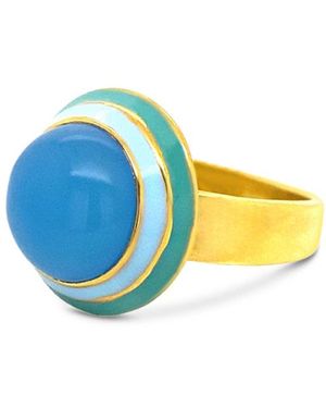 GEM BAZAAR Duomo Ring - Blue