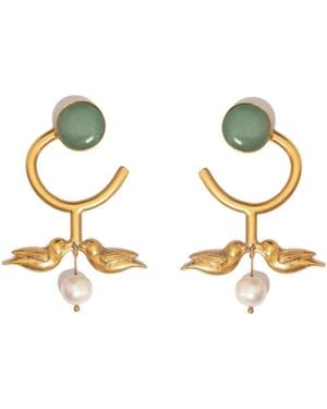 Esttese Liberte Drop Earrings - Pink