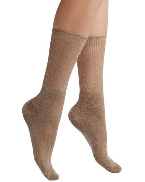 HIGH HEEL JUNGLE by KATHRYN EISMAN Glitter Dance Socks - Brown