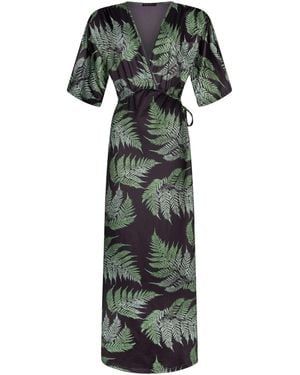 Chic by Lirette Kimono Dress Lotus Boquete - Black