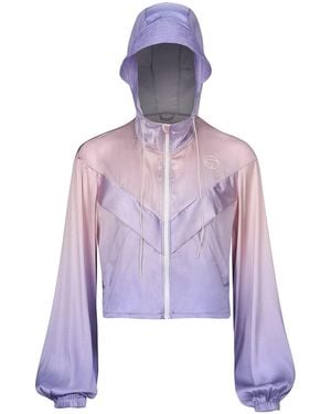 Silkinc Super-Light Ombre Silk Jacket - Purple