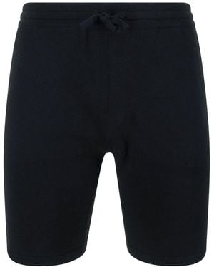 Paul James Knitwear Midweight Allessio Cotton Knitted Shorts - Blue