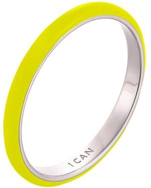 Pinnole Thin Ring - Yellow